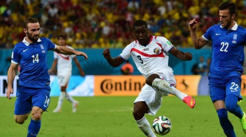 Kosta Rika &ccedil;eyrek finalde