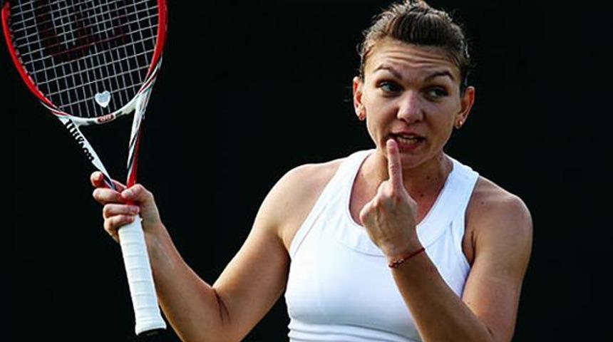 Simona Halep &ccedil;eyrek finalde