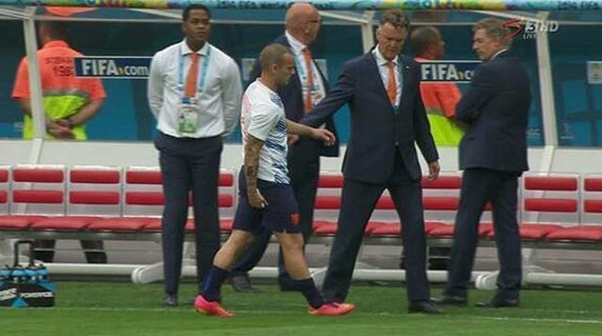 Sneijder'e son dakika şoku!