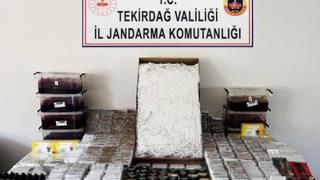 Tekirdağ'da kaçak tütün operasyonu