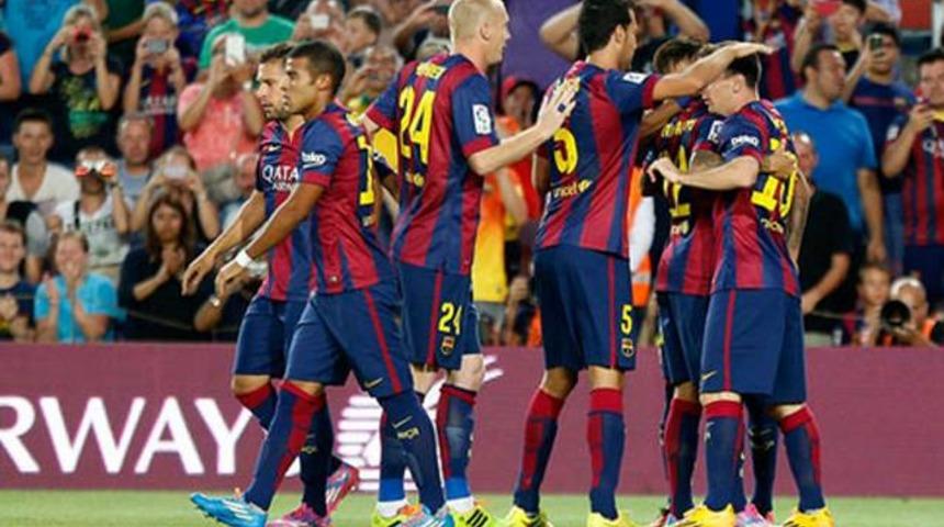 Bar&ccedil;a'dan Leon'a yarım d&uuml;zine gol