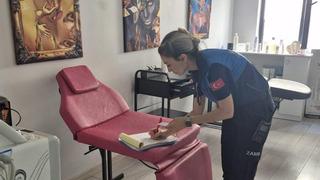 Elazığ'da güzellik salonları denetlendi