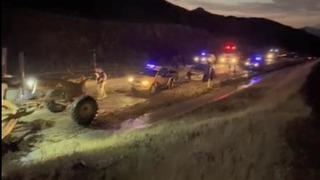 Sağanak yağış sonrası Kars-Kağızman-Ağrı karayolu ulaşıma kapandı