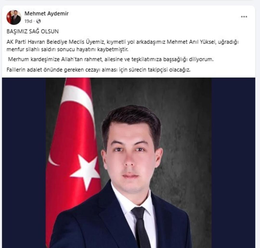 Balıkesir de AK Partili Mehmet Anıl Yüksel e silahlı saldırı! Hastanede hayatını kaybetti 2
