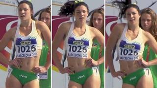 Michelle Jenneke yine o hareketi yaptı