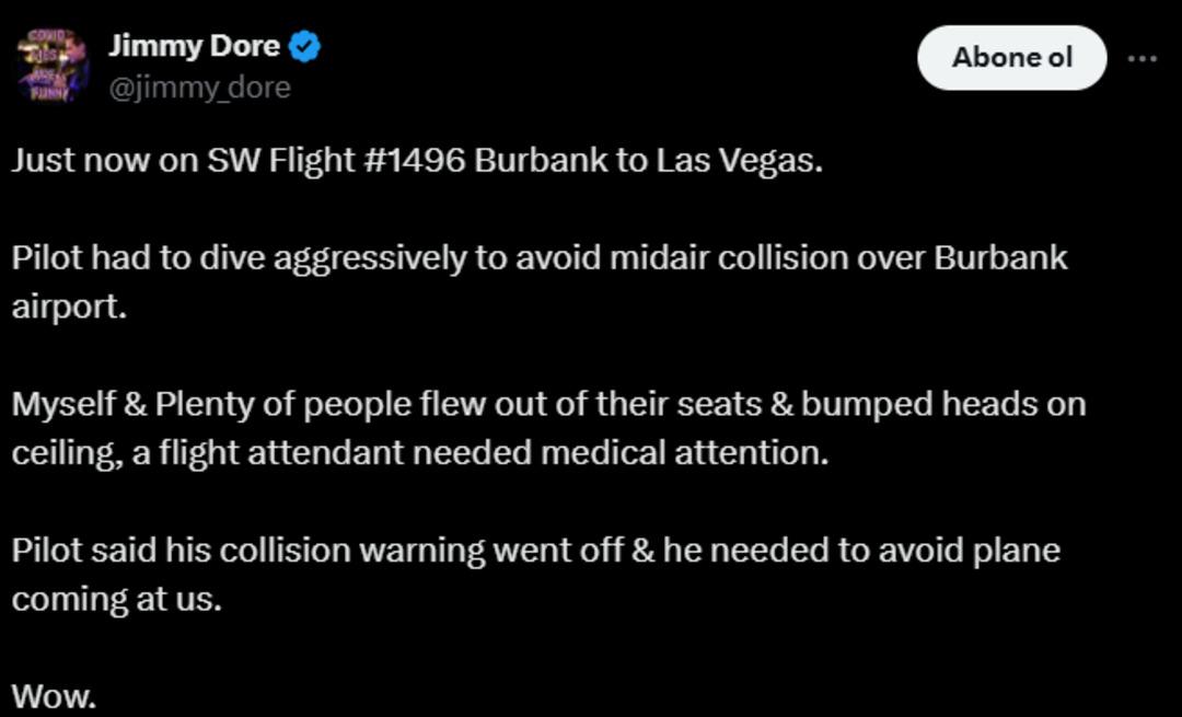 Havada korku dolu anlar! Başka bir uçağa çarpmamak için düşüşe geçti! Yolcular yerlerinden fırladı, yaralılar var!  3