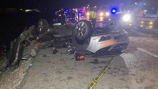 Ankara'da feci kaza: Karşı şeride geçen otomobil faciası!