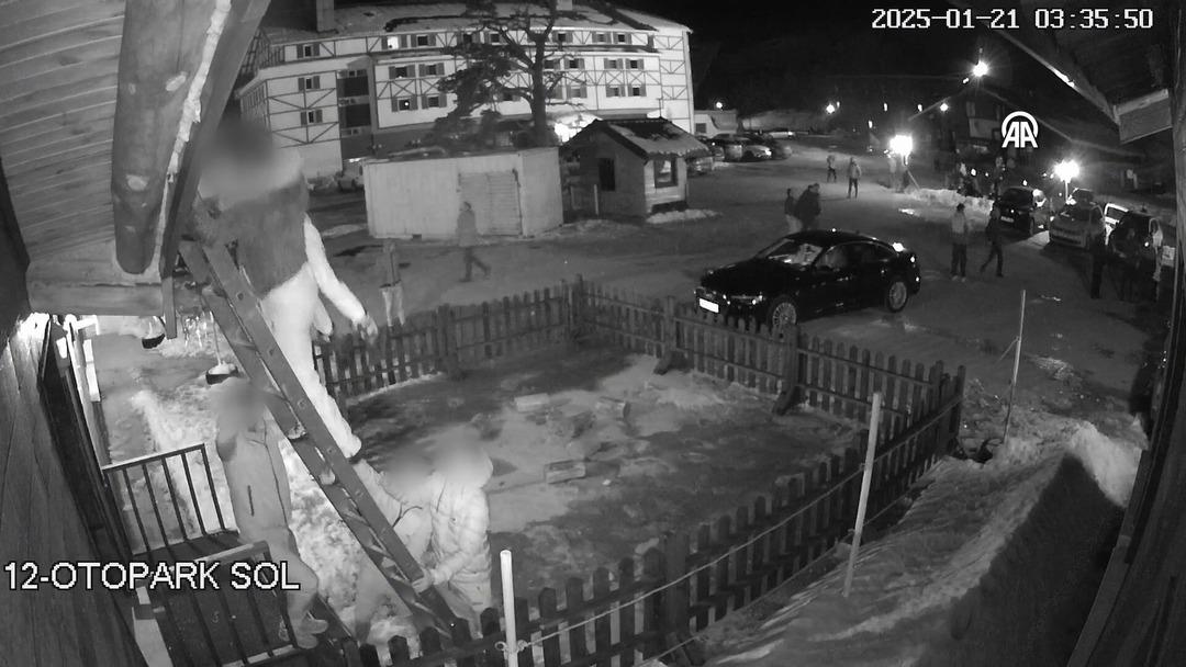 Kartalkaya faciasında yeni görüntüler ortaya çıktı! Camdan atlayanlar, çarşafa tutunanlar... 2