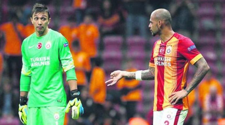 Melo'dan Muslera'ya şok hareket