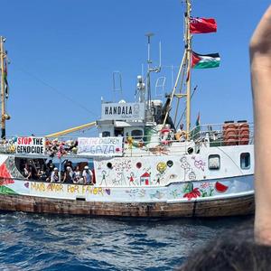 Gazze'ye yardım için yola çıkan Handala gemisi, Madleen gemisinin alıkonulduğu noktayı geçti