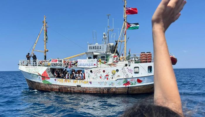 20707412-700x400 Gazze'ye yardım için yola çıkan Handala gemisi, Madleen gemisinin alıkonulduğu noktayı geçti
