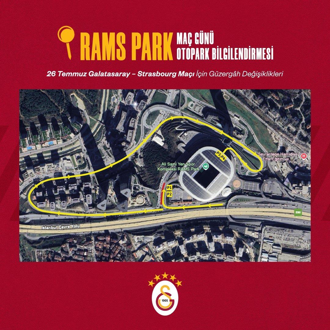 Galatasaray - Strasbourg Ma&ccedil;ı Bu Akşam! Rams Park ta Hazırlık Heyecanı 1