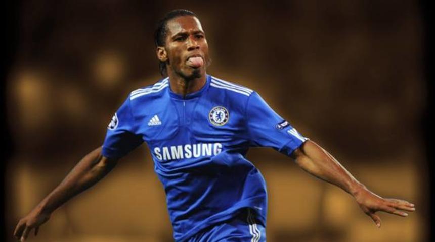 Drogba her ma&ccedil;ta gol atıyor