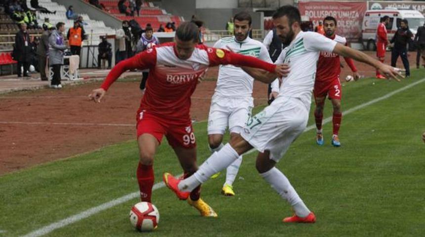 Giresun 2-0'danBolu'ya yakalandı