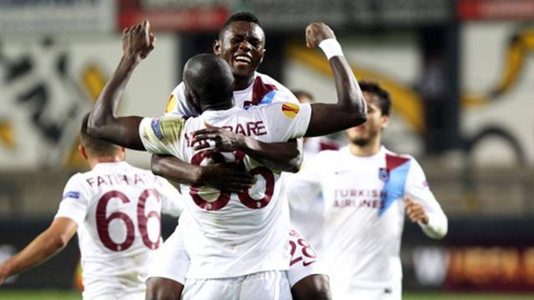 Lokeren Trabzonspor ma&ccedil;ından kareler