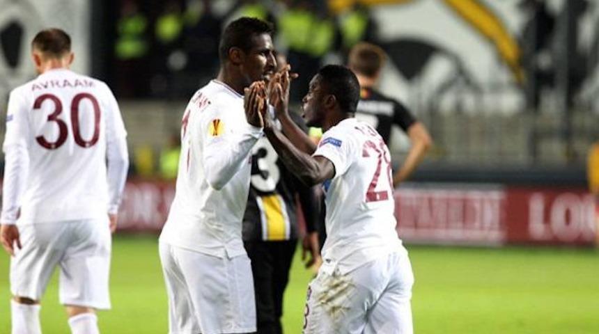 Lokeren 1-1 Trabzonspor Ma&ccedil; &Ouml;zeti ve Golleri