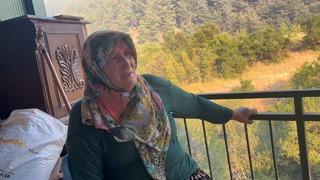 Alevlerin arasında kaldı! Bursa'da orman yangınını söndürmeye çalışıyordu: Çocuklarım yanacak diye çok korktum