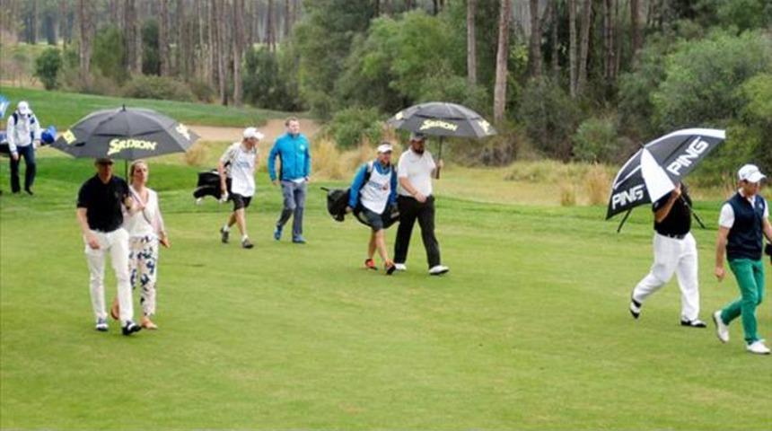 Turkish Airlines Open'a yağmur engeli
