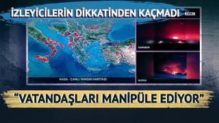 CNN Türk ekranlarında tepki toplayan görüntü! Isı haritasını yangın haritası diye paylaştılar: Vatandaşları manipüle ediyor