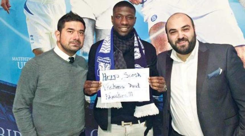 Fransız futbolcu Guy Moussi, transfer parasını Soma'ya bağışladı