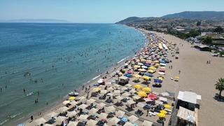 Tekirdağ'ın mavi bayraklı plajlarında yoğunluk 