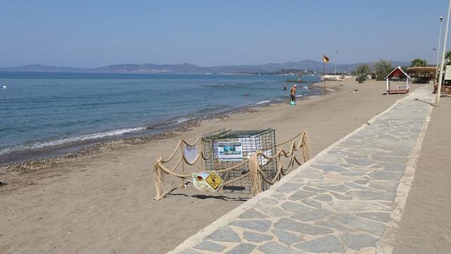 İzmir'de sahildeki caretta caretta yumurtaları koruma altına alındı