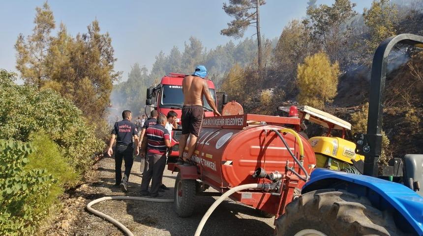 Muğla'da çıkan orman yangını kontrol altına alındı