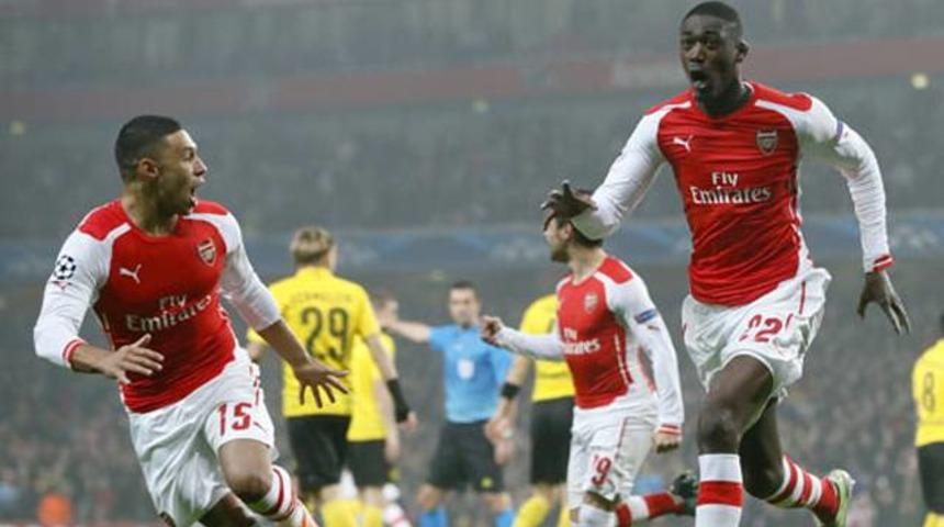 Arsenal Dortmund'a acımadı