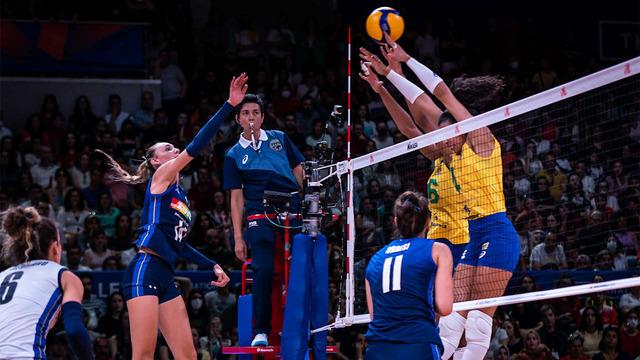 FIVB Milletler Ligi (VNL) final müsabakasında İtalya, Brezilya'yı 3-1 yendi.