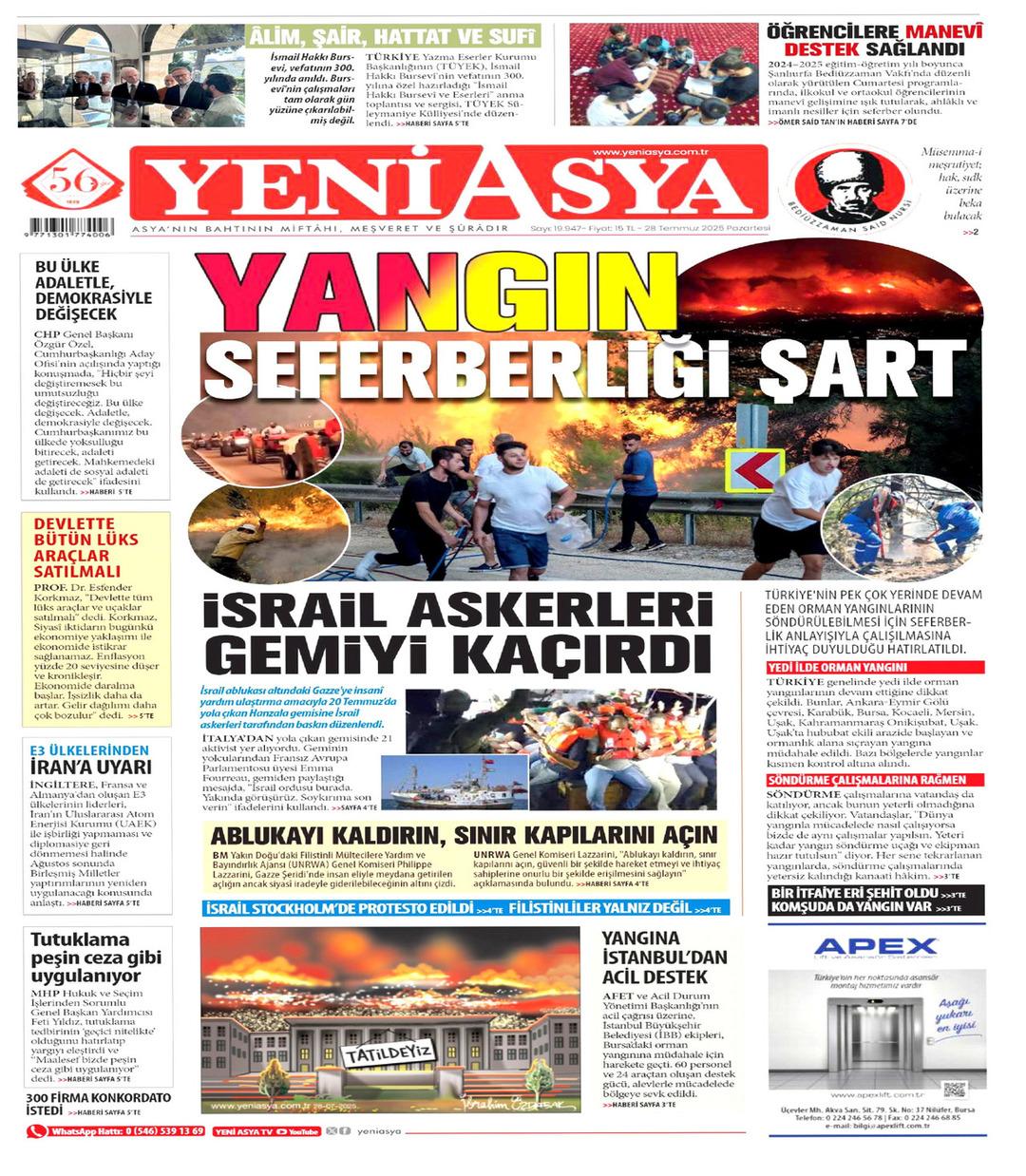 Yeni Asya Gazetesi