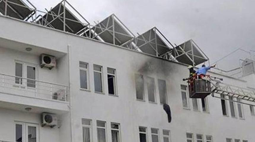 Trabzonspor tesislerinde yangın &ccedil;ıktı