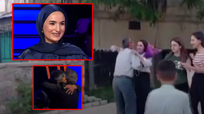 YKS çıkışında babası çiçekle karşılamıştı! Çimen Gülen Kim Milyoner Olmak İster'e katıldı