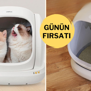Kedinizin konforu için en ileri teknoloji! UBPET C20 Akıllı Kedi Tuvaleti indirime girdi