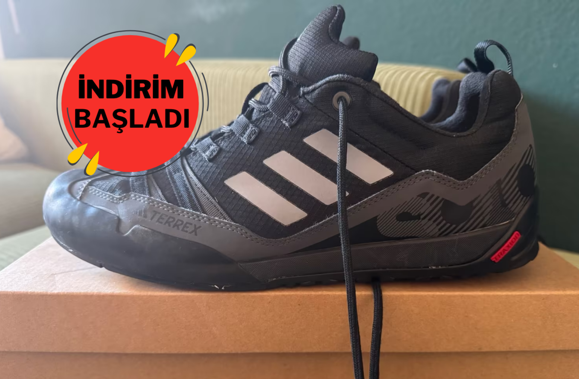 Bu fiyat bir daha gelmez! Adidas TERREX SWIFT SOLO 2 Outdoor Ayakkabı indirimde
