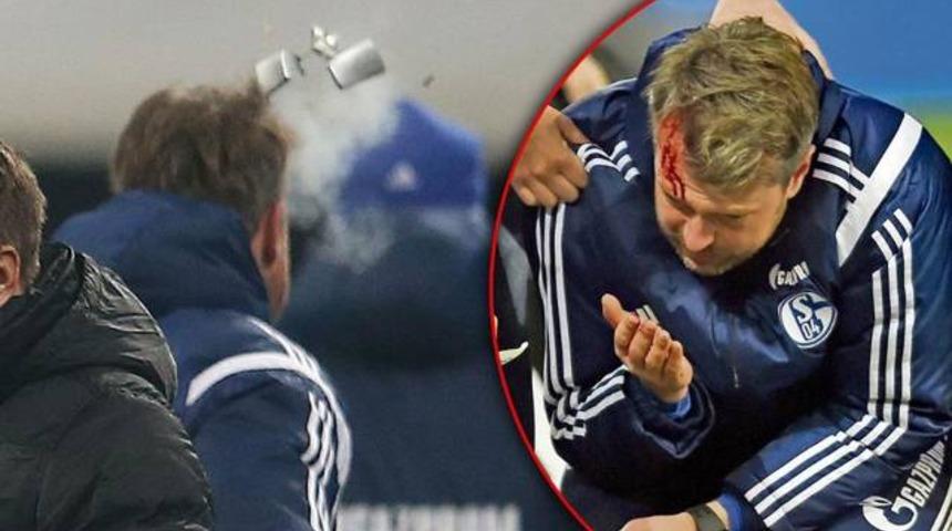 Teknik adamın kafasını yardılar