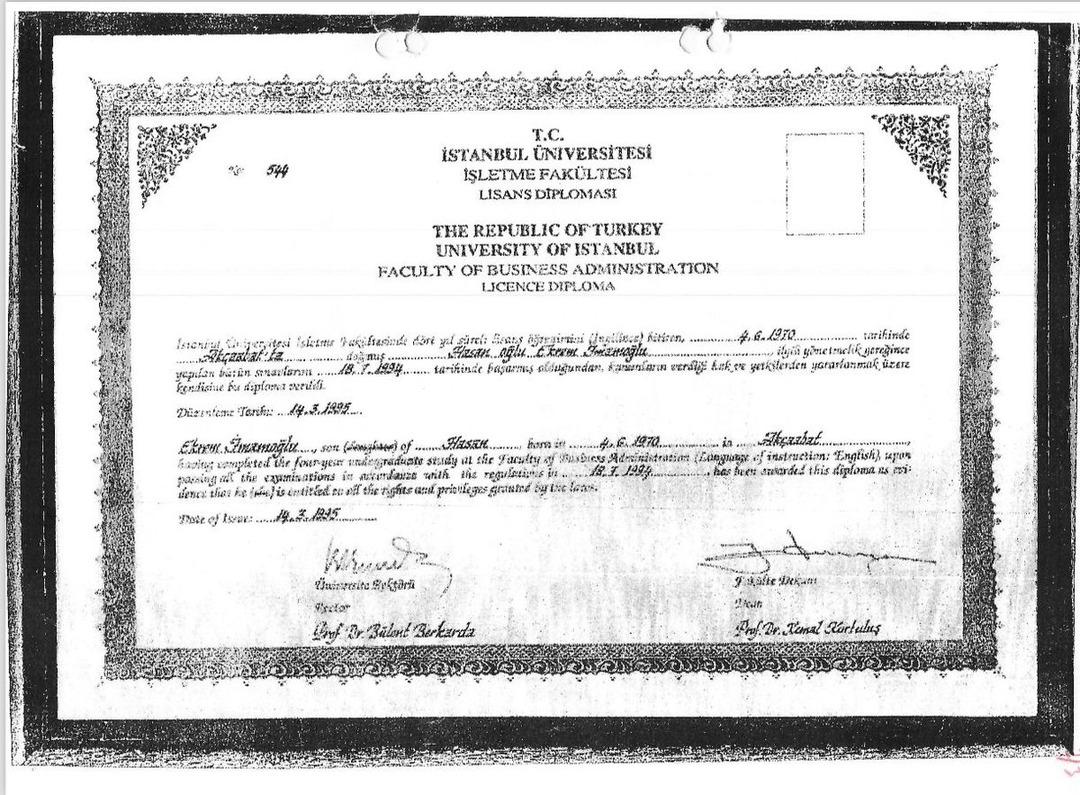 İmamoğlu nun bir diplomasına daha iptal kararı! Bu kez de yüksek lisans diploması... 1