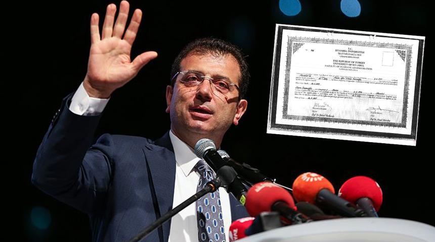 İmamoğlu'nun bir diplomasına daha iptal kararı! Bu kez de yüksek lisans diploması...