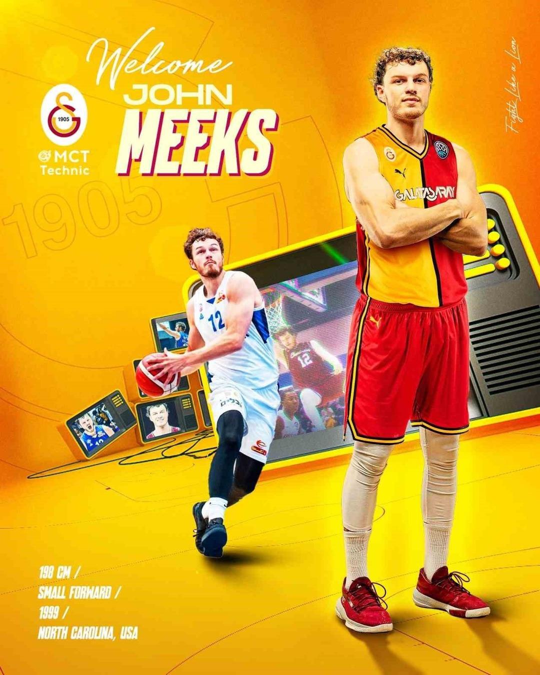 Galatasaray, John Meeks’i kadrosuna kattı 1