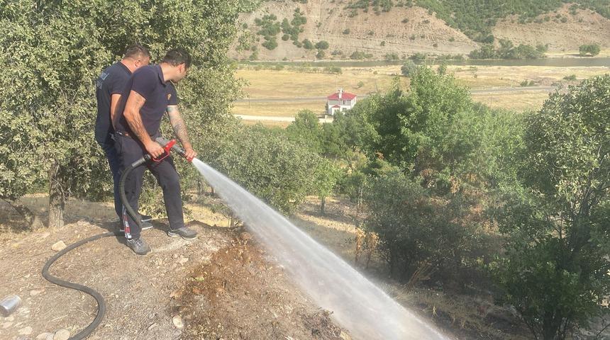 Tunceli'de ormanlık alanda çıkan yangın söndürüldü