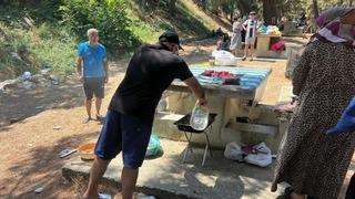 Silivri’de izinsiz çadır ve mangal kullanımına müdahale edildi