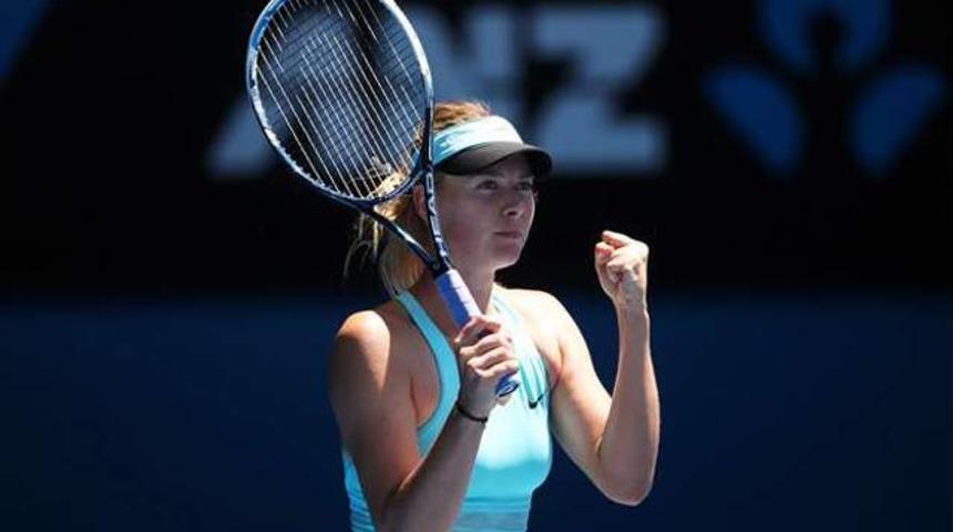 Sharapova rahat ge&ccedil;ti