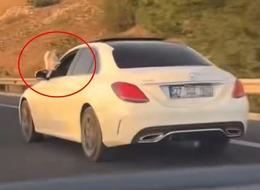 Mynet doğrusunu öğrendi! Gaziantep’te Mercedes otomobilini ayakları dışarıda kullanan kişi başsavcı mı? 