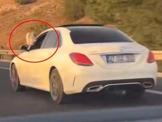 Mynet doğrusunu öğrendi! Gaziantep’te Mercedes otomobilini ayakları dışarıda kullanan kişi başsavcı mı? 