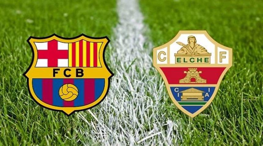 Barcelona - Elche maçı canlı yayınla ve şifresiz İdman Tv'de