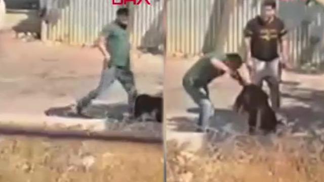 Ümraniye'de korku dolu anlar: Sokak ortasında kafasına silah dayadığı kadını darbetti!