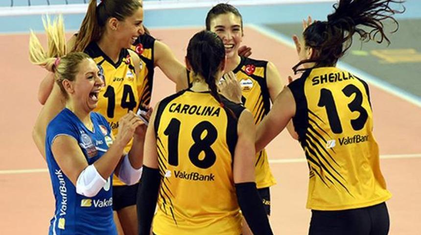 Vakıfbank Fransa'da set vermedi