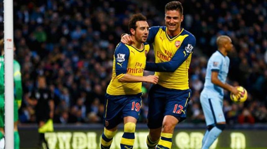 Manchester City'ye Arsenal darbesi