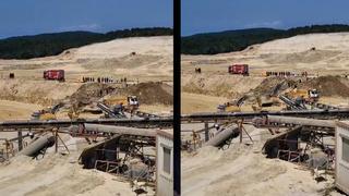 Çatalca'da kum ocağı göçtü! İçeride mahsur kalanlar var