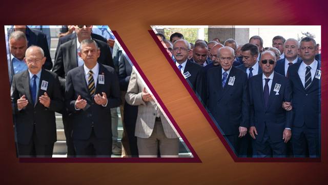 Öymen'in cenaze töreninde aralarındaki mesafe dikkat çekmişti! Özel ile Kılıçdaroğlu bu kez yan yana