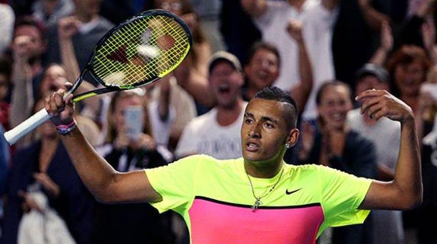 Kyrgios adını &ccedil;eyrek finale yazdırdı